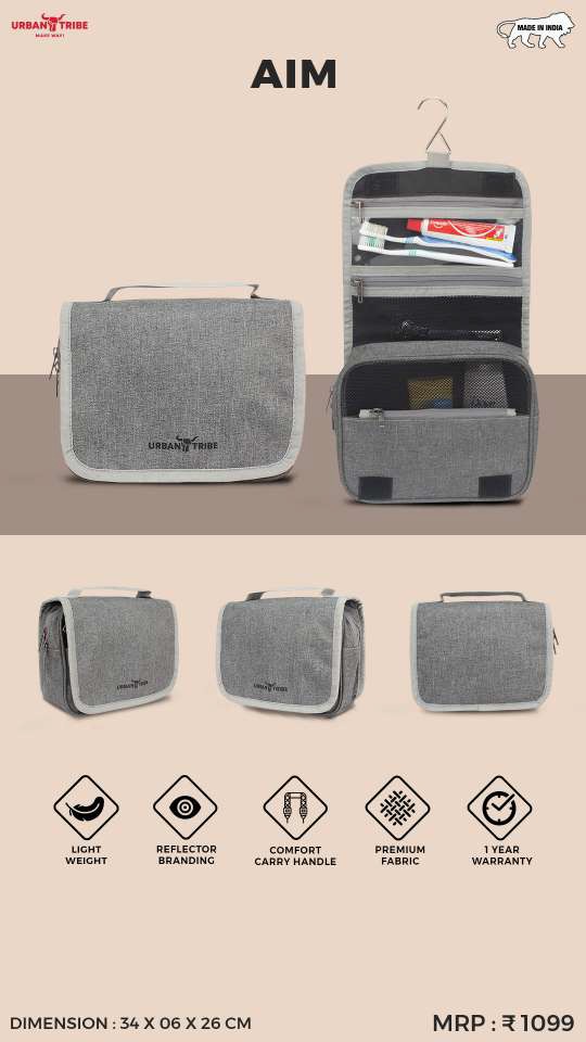 AIM Hanging Toiletry Organiser